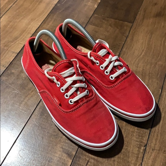 womens red canvas sneakers